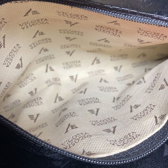 Vicosta Croc Embossed Leather Classic Satchel Bag Made in Spain - Picture 12 of 12